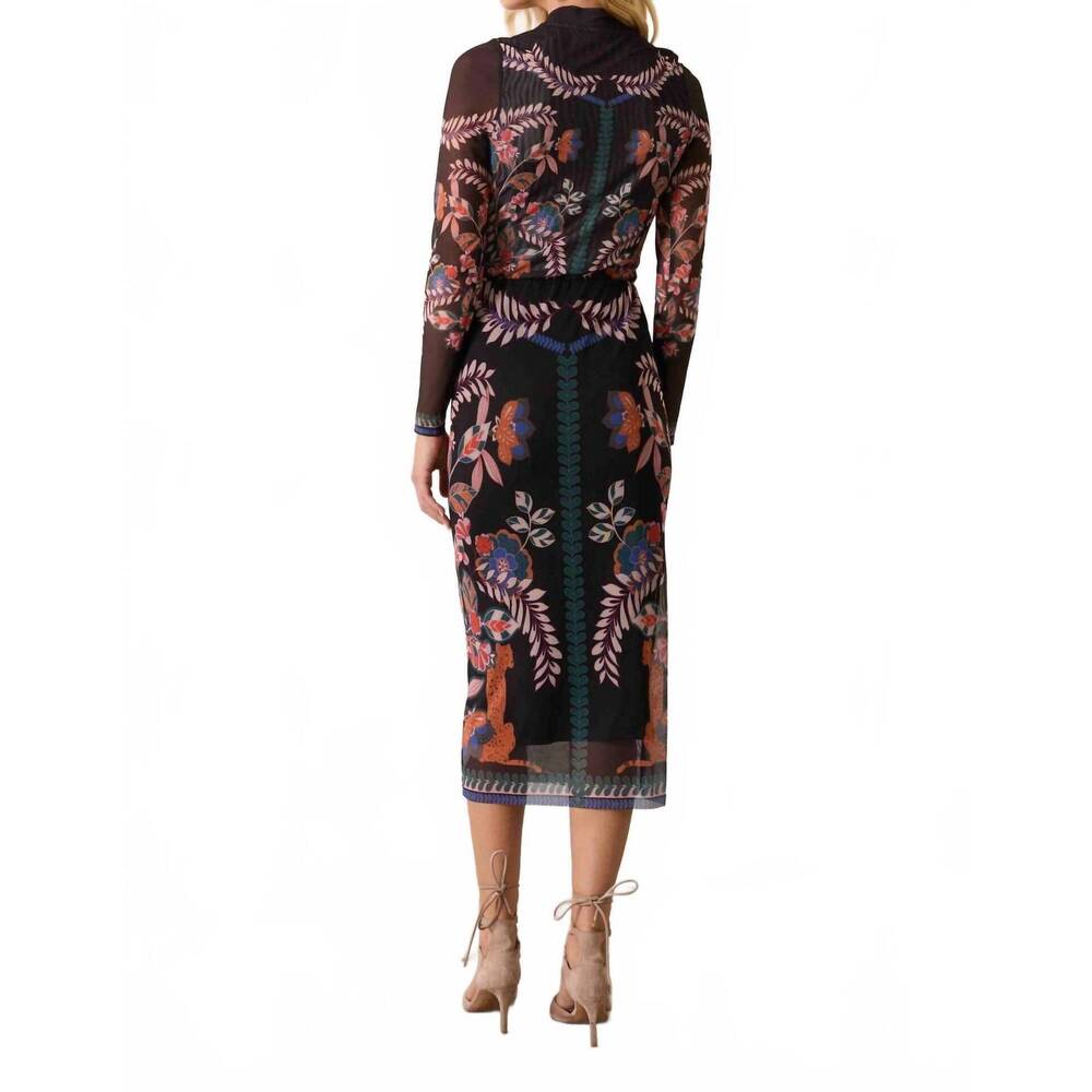 NEW CABALLERO callie midi skirt in zulu prince cheetah - Picture 2 of 3